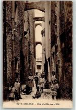 06130 Grasse Gebrauchsspuren une vieille rue