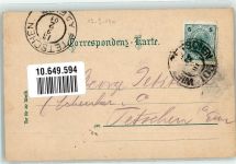 Litomerice Leitmeritz 1901 Lithographie Egermündung