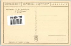 Kroatische Kunst Wahrsagerin sign. Buzan Juso Zigeuner Künstlerkarte