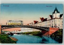 Temesvar Timisoara 1917 - Bega reszlet Straßenbahn Binnenschiff