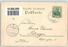 74865 W6951 Neckarzimmern 1904 Lithographie Burgruine Hornberg sign. K.Mutter