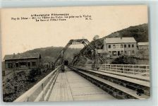 63870 Orcines - le Viaduc des Fades la Gare et l`Hotel Faure Eisenbahn
