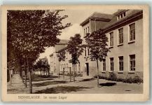 33098 W4790 Sennelager 1917 Gebrauchsspuren Im neuen Lager Kasernengebäude Feldpost