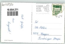 49525 W4540 Lengerich , Westf Foto AK Kriegerdenkmal Rathaus Rathausplatz Römer Krankenhaus Freibad Ev. Stadtschule Haus Widum