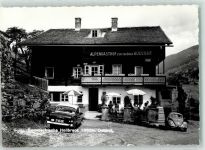 9941 Hollbruck Foto AK Alpengasthaus Zur schönen Aussicht VW Käfer
