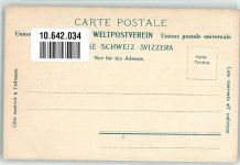 Lauterbrunnen Alphornbläser im Lauterbrunnenthal AK Spitze (Klöppeln) 1900