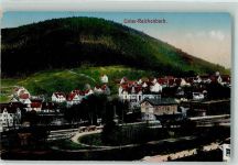 75399 W7267 Unterreichenbach , Kr Calw - Bahnpost K.Württ.