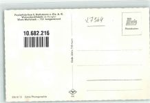 76596 W7564 Langenbrand , Murgtal Foto AK Foto Metz Papierfabrik Holtzmann und Cie.