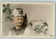 Serie 289/5 Fotografie und Malerei Kind Tracht NPG