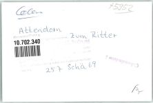 57439 W5952 Attendorn FOTO KEINE AK Gasthaus zum Ritter Ort handschriftlich