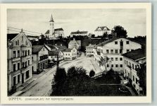 84405 W8250 Dorfen Foto AK Johannisplatz Ruppertsberg Kirche