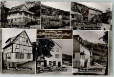 64757 W6932 Langenthal , Odenw Foto AK Pension Gasthaus Linde VW Käfer