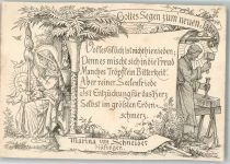 78183 W7713 Hüfingen Gebrauchsspuren Heilige auf AK KEINE AK Ort handschriftlich beschnitten