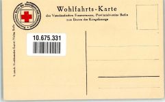 Wohlfahrtskarte Rotes Kreuz Ritterkreuzträger