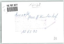 36251 W6438 Ersrode FOTO KEINE AK Pension Lindenhof Ort handschriftlich