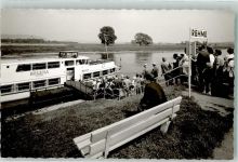 32545 W4970 Rehme FOTO KEINE AK Schiffanleger Motorschiff Helena