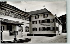 76596 W7564 Langenbrand , Murgtal Foto AK Gasthaus Pension zum Ochsen