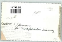 58452 W5810 Herbede FOTO KEINE AK Gasthaus zur westfälischen Schweiz Ort handschriftlich