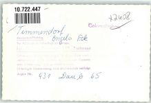 23999 O2401 Timmendorf FOTO KEINE AK Gasthaus Engels Eck Litfaßsäule Werbung Cinzano Dortmunder Union Bier