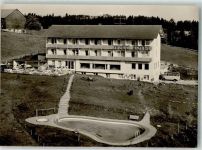 88167 W8999 Maierhöfen , Allgäu Foto AK Omnibus Schwimmbad Hotel Iberg
