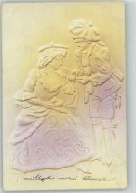 Relief Druck - 1905 AK Reliefdruck Prägedruck