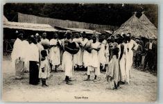 Types Noirs Musikgruppe Menschen Zoo Völkerschau Völkerkunde