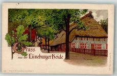 48356 W4418 Nordwalde Gebrauchsspuren Lithographie Hiesterhof Lüneburger Heide