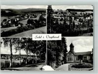 08645 O9931 Sohl b Adorf, Vogtl - Ortsansichten Birkenallee Sachsen-Quelle 4-Bildaufnahme