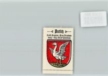 16949 O1923 Putlitz - Vignette Wappen Kaffee Hag ca 1920-1940 Gans