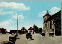 48351 W4416 Everswinkel - St. Magnus-Kirche mit Kirchplatz