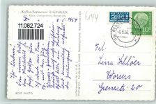 64673 W6144 Zwingenberg , Bergstr - Luftaufnahme Gesamtansicht Kaffee Restaurant Rheinblick 2-Bildaufnahme