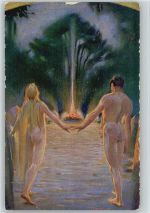 Verlag Hartung Nr. 103 - Erotik - Das heilige Feuer - Fahrenkrog, L. Künstlerkarte