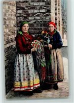 Frauen in Tracht Tracht Polen