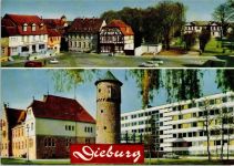 64807 W6110 Dieburg - Ortsansichten Turm Hotel Mainzer Hof 2-Bildaufnahme