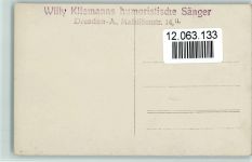 Willy Kliemanns , humoristischer Sänger - Variete Operette