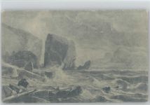 Nr. 232 - sign Preller - Helgoland in alter Zeit Kunstwart Postkarte Künstlerkarte