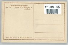 Nr. 232 - sign Preller - Helgoland in alter Zeit Kunstwart Postkarte Künstlerkarte