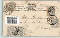 Werbung: Champagne Mercier - Kind als Clown AK Sekt 1904