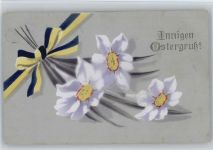 Ostern - Schwarz-gelb Schleife Kriegsfeiertag