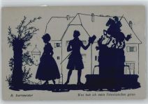 Scherenschnitt - Liebe Poesie - Denkmal Borrmeister, R.