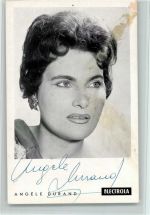 Angele Durand Original Autogramm Schlagersänger