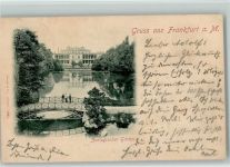 Zool. Garten Frankfurt - Restauration 1900 AK Zoo
