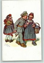 Hessische Trachten Nr. 19 - Kinder in Uniform Beithan, E.