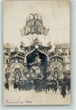 Umzug in Nizza Foto AK Karneval 1908