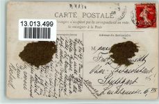 Umzug in Nizza Foto AK Karneval 1908