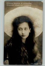Prinzessin Antonie - Hutmode 1914 AK Adel Luxemburg