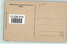 O3250 Staßfurt Bergbau - Gewerkschaft Ludwig II - Bergleute mit Bohrmaschine, Berufe Salzbergwerk