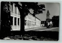 89269 W7917 Vöhringen , Iller 1968 Foto AK Uli-Wieland Schule, gute Erhaltung AK