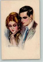 Nr. 188 Liebespaar - gute Erhaltung AK Busi, A. 1928