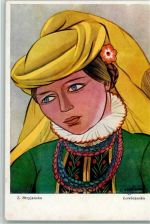 Trachten - Lowiczanka - Galerie Polska 977 - AK Stryenska, Z.